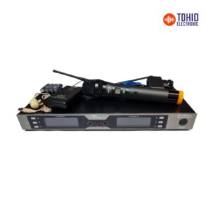 میکروفون بیسیم دوکانال دستی یقهای AAPPRO M_700HB آسیا آمپ