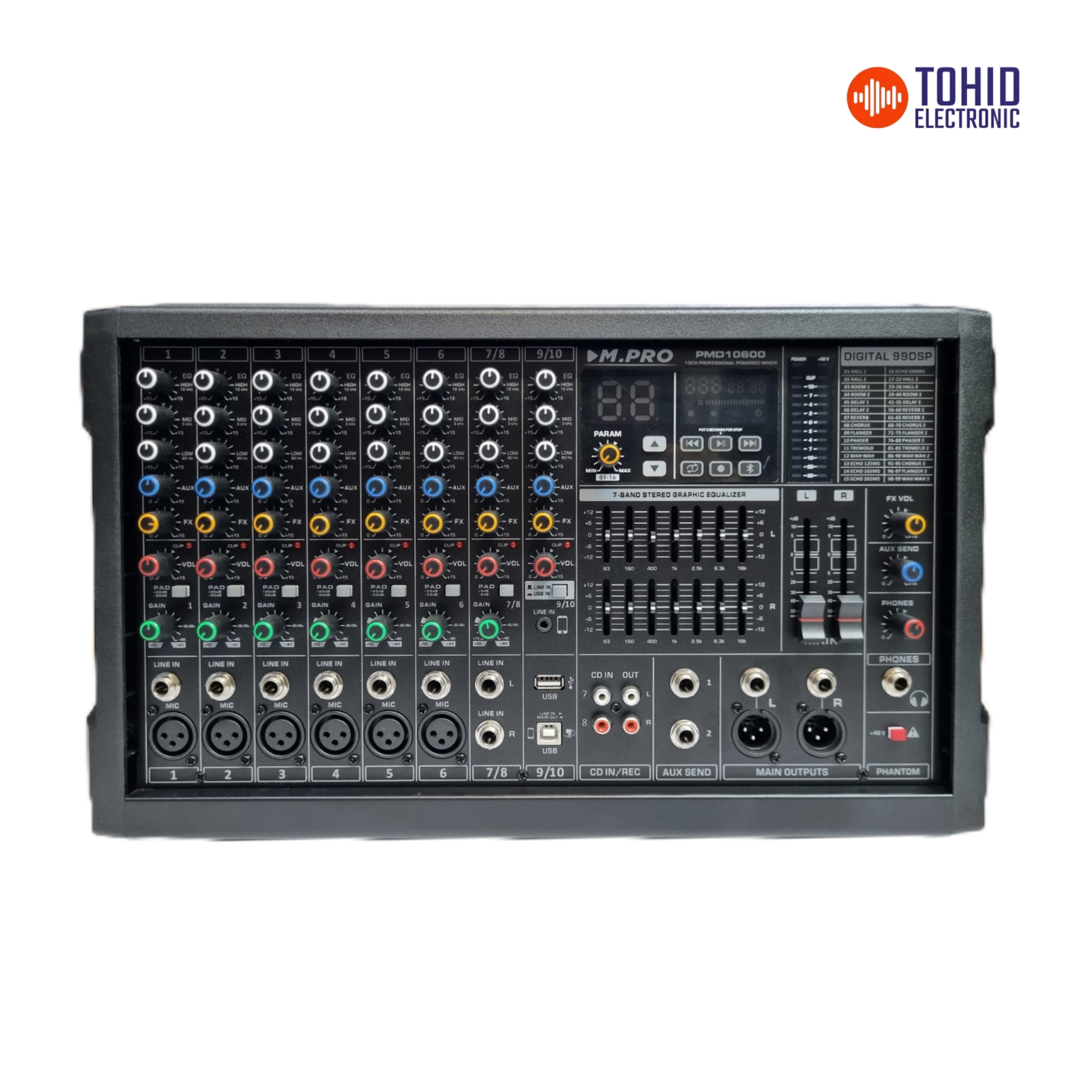 پاورمیکسر ام پرو m.pro مدل pmd10600