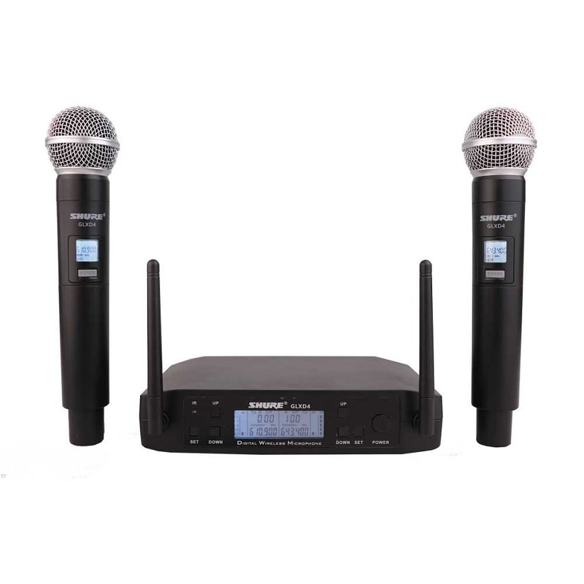 میکروفون بیسیم دو دستی شور SHURE GLXD (ارسال رایگان)